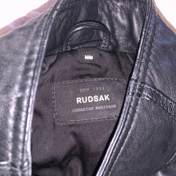 Rudsak Leather Jacket - Picture 2 of 3